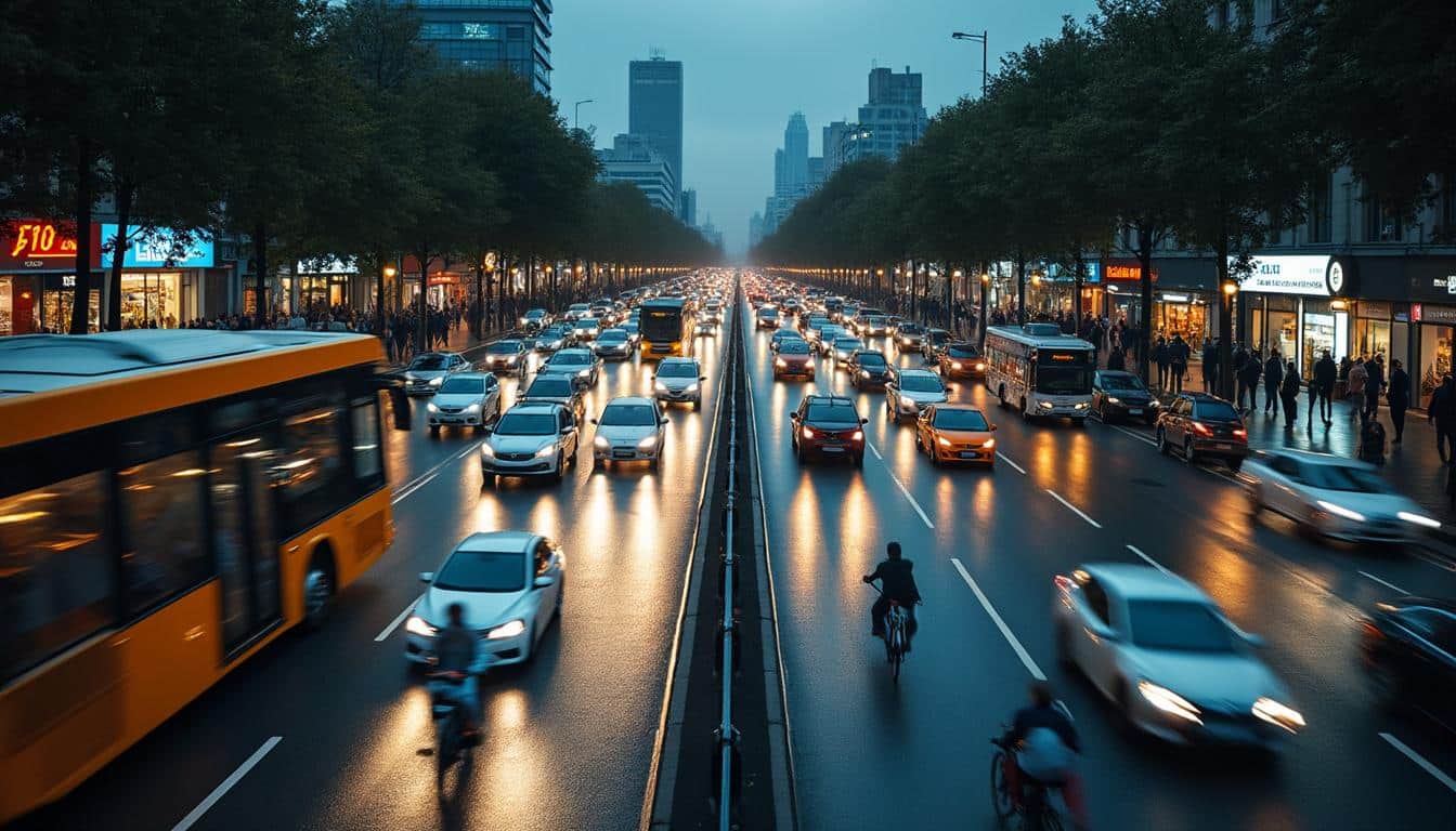 Comment la circulation au centre-ville impacte les embouteillages dans les transports ?