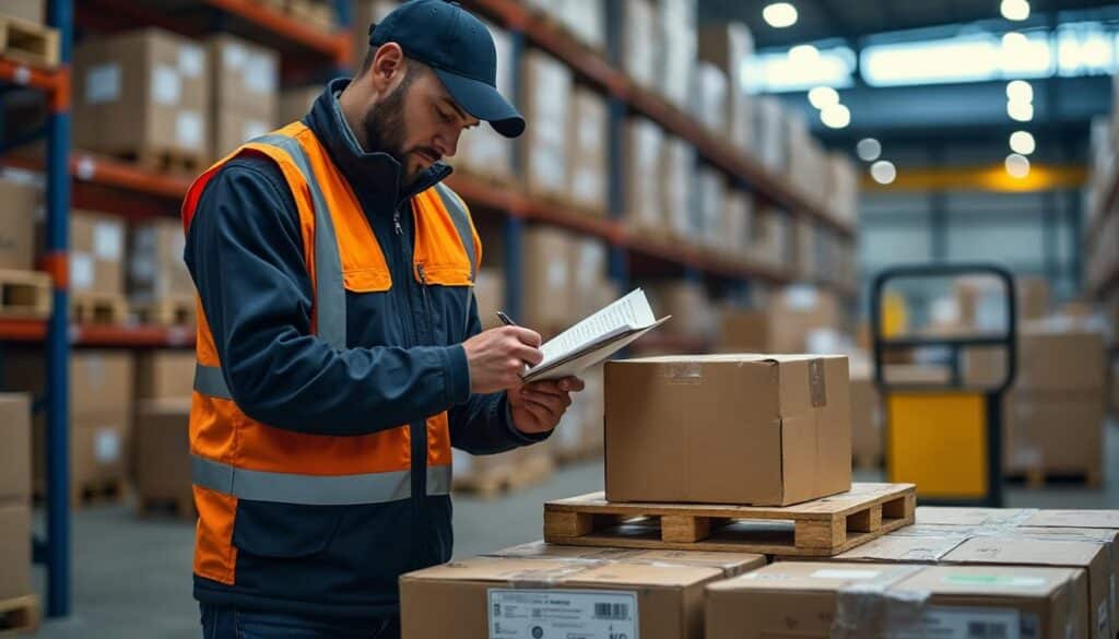 Quelles sont les procédures de contrôle qualité lors du chargement en entrepôt