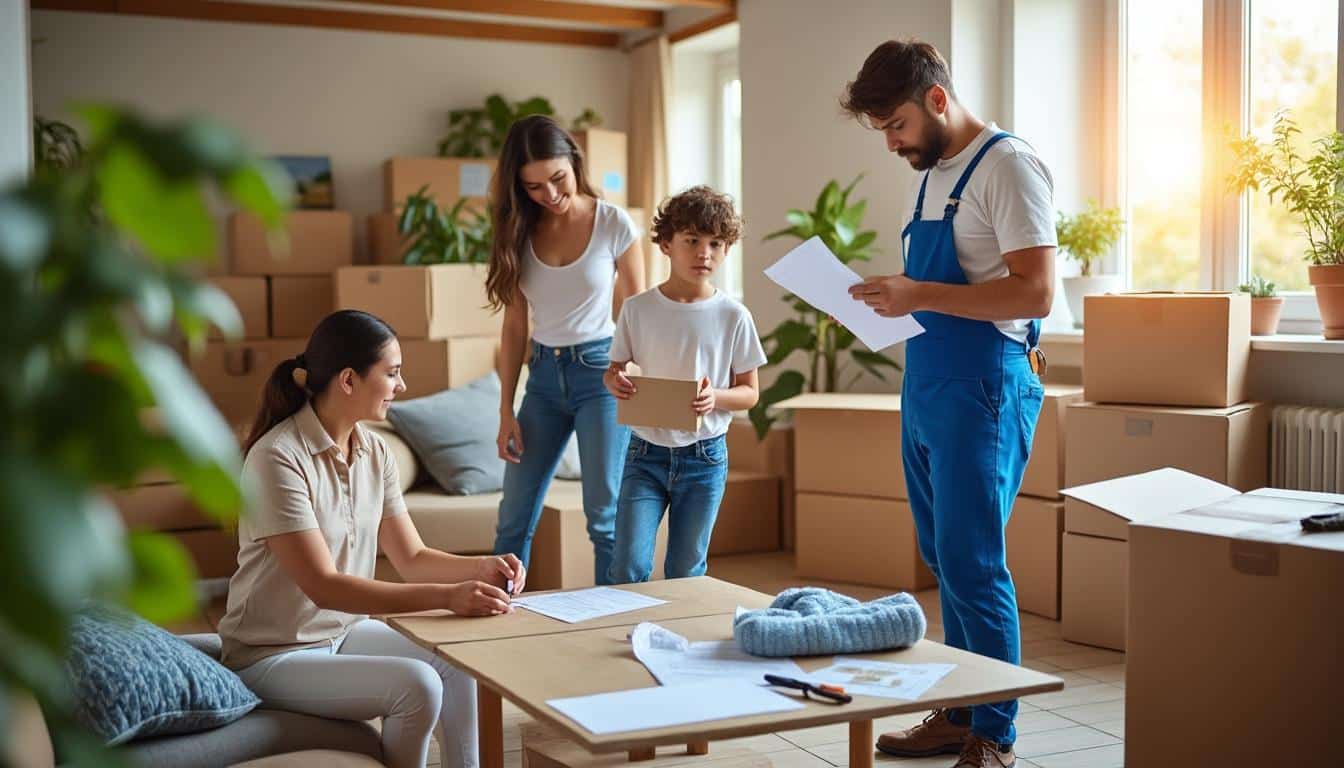 Illustration: Bien préparer ses affaires et le matériel avant le déménagement