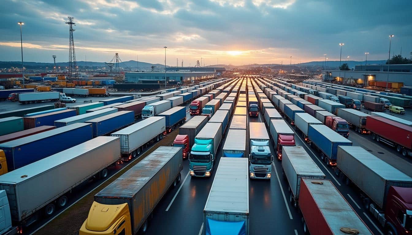 Gestion des embouteillages dans la circulation des zones logistiques et industrielles