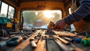 Exemples d’aménagements spécifiques pour le chargement utilitaire d’une fourgonnette