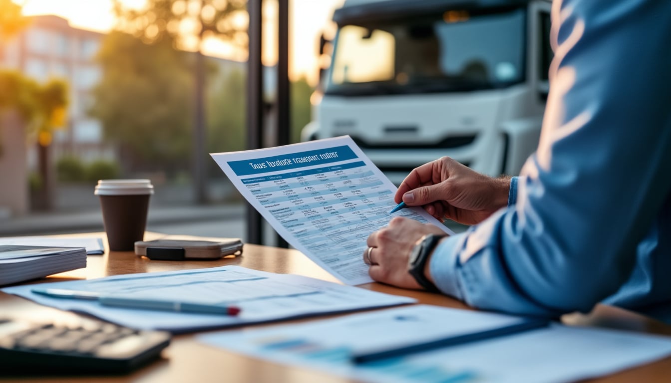 Illustration: Comprendre la grille des taux horaires dans le transport routier pour 2026
