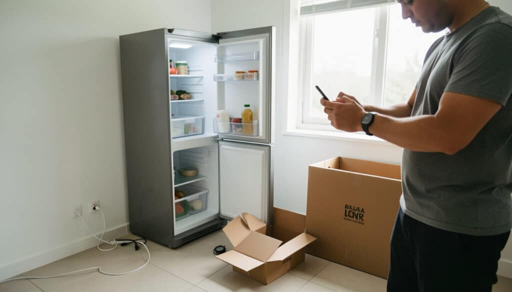 Quand brancher un frigo après un transport ?