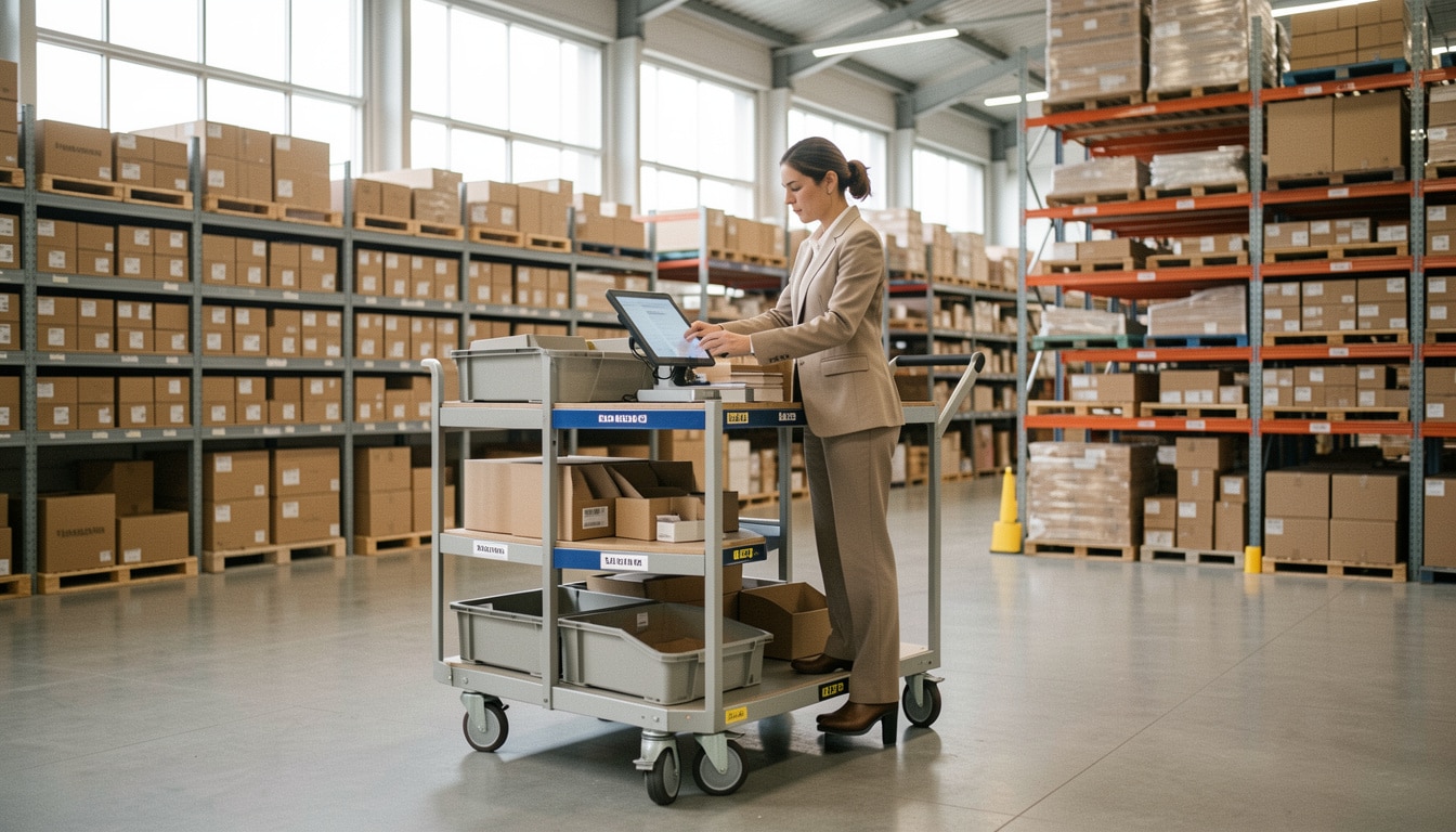 Chariot de picking en logistique : bien le choisir