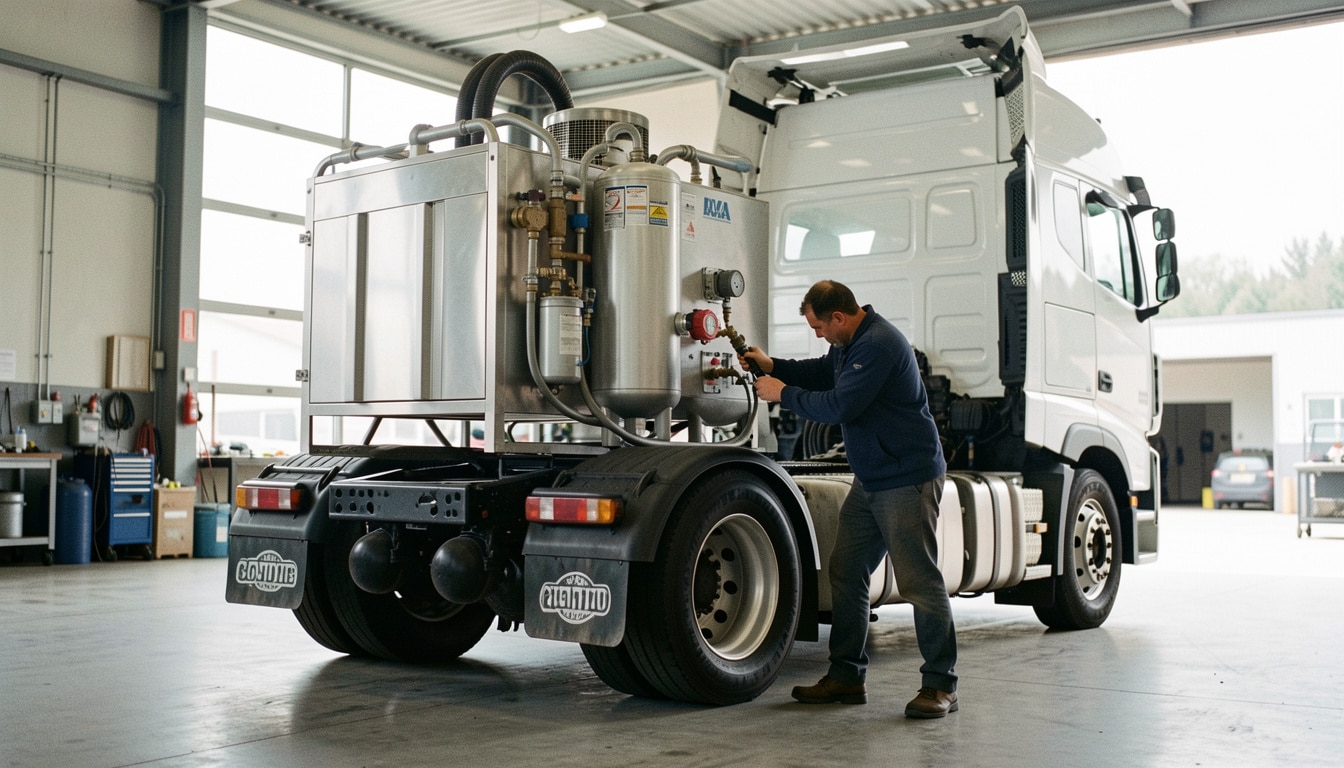 Dessiccateur d’air pour camion : rôle et entretien