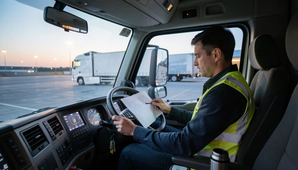 Amplitude d’un chauffeur routier avec départ avant 6 h