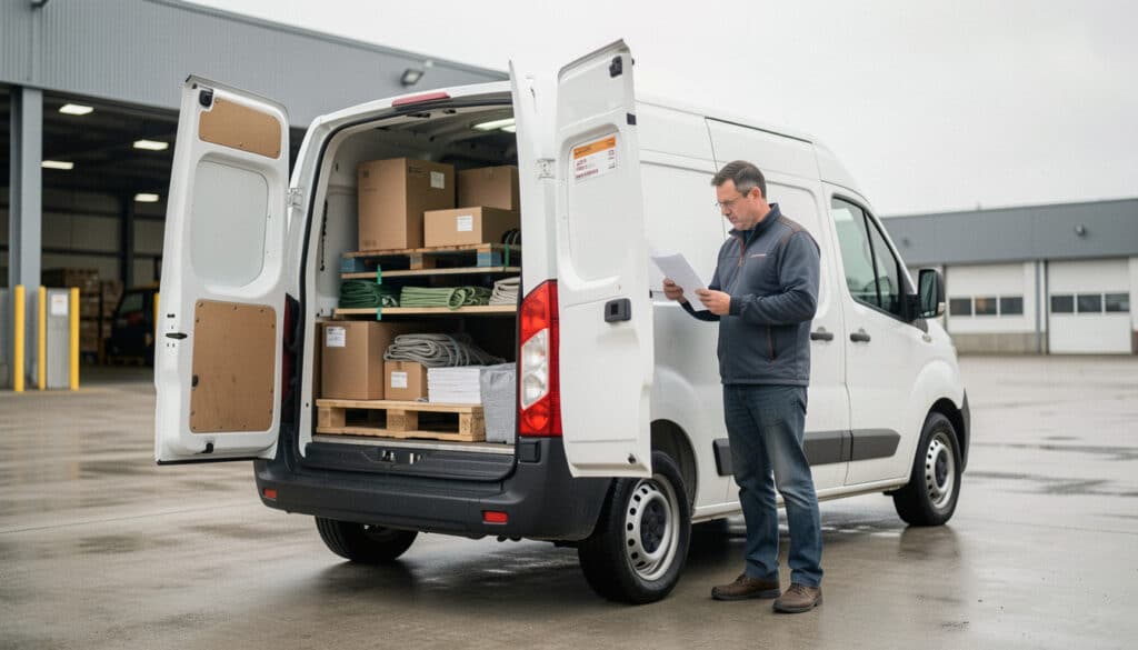 Poids d’une camionnette : charge utile et limites