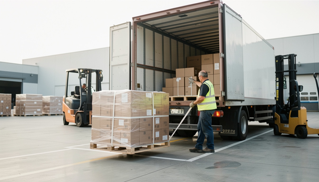 Chargement de camion en logistique : méthode sûre