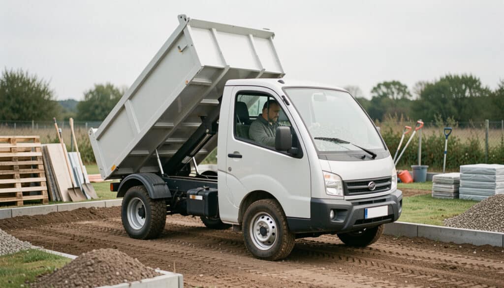 Mini camion-benne : usages, charge et modèle à choisir